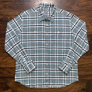 Ash & Erie Men's Flannel Shirt Multi Color Plaid Casual Long Sleeve Size-L